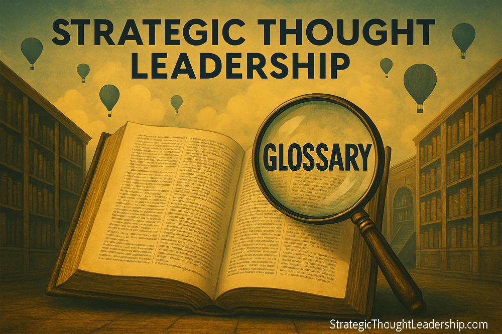 Strategic Thought Leadership Gossary banner image